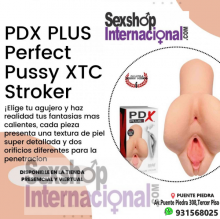 MASTURBADOR PDX PLUS TAMAÑO REAL VAGINAL Y ANAL SEXSHOP PTE PIEDRA